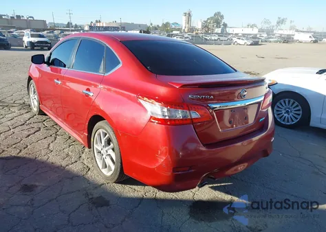 2013 Nissan Sentra Sr из США, поврежденный, VIN 3N1AB7AP1DL631015